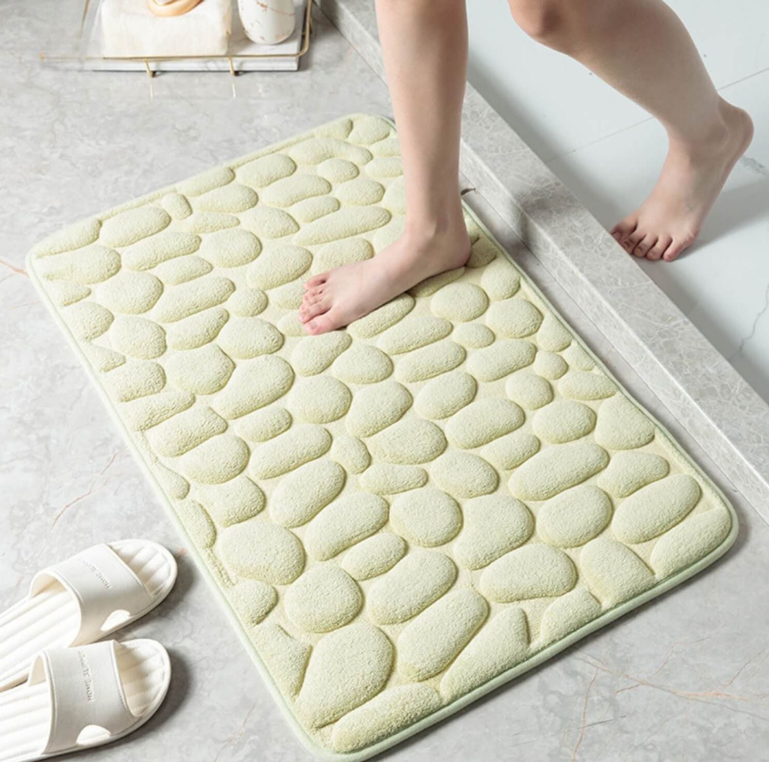 Serenosole™ DryMat | Hält dein Badezimmer trocken und bleibt jedes Mal an Ort und Stelle | Bester Rutschfester Teppich 2025