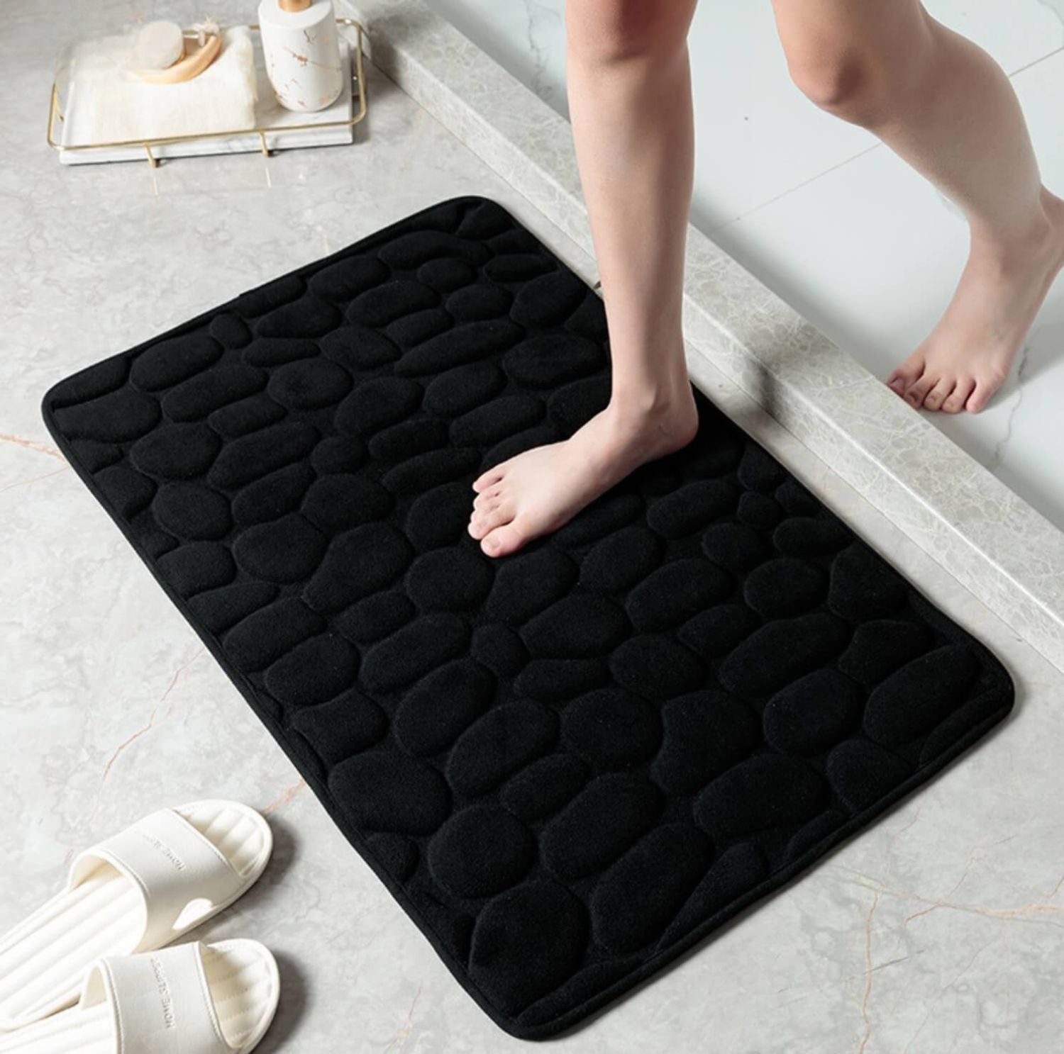 Serenosole™ DryMat | Hält dein Badezimmer trocken und bleibt jedes Mal an Ort und Stelle | Bester Rutschfester Teppich 2025