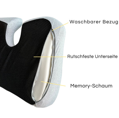 Serenosole™ CushionCare | Sitz den ganzen Tag bequem mit perfekter Unterstützung | Ultimatives Komfort-Sitzkissen 2025