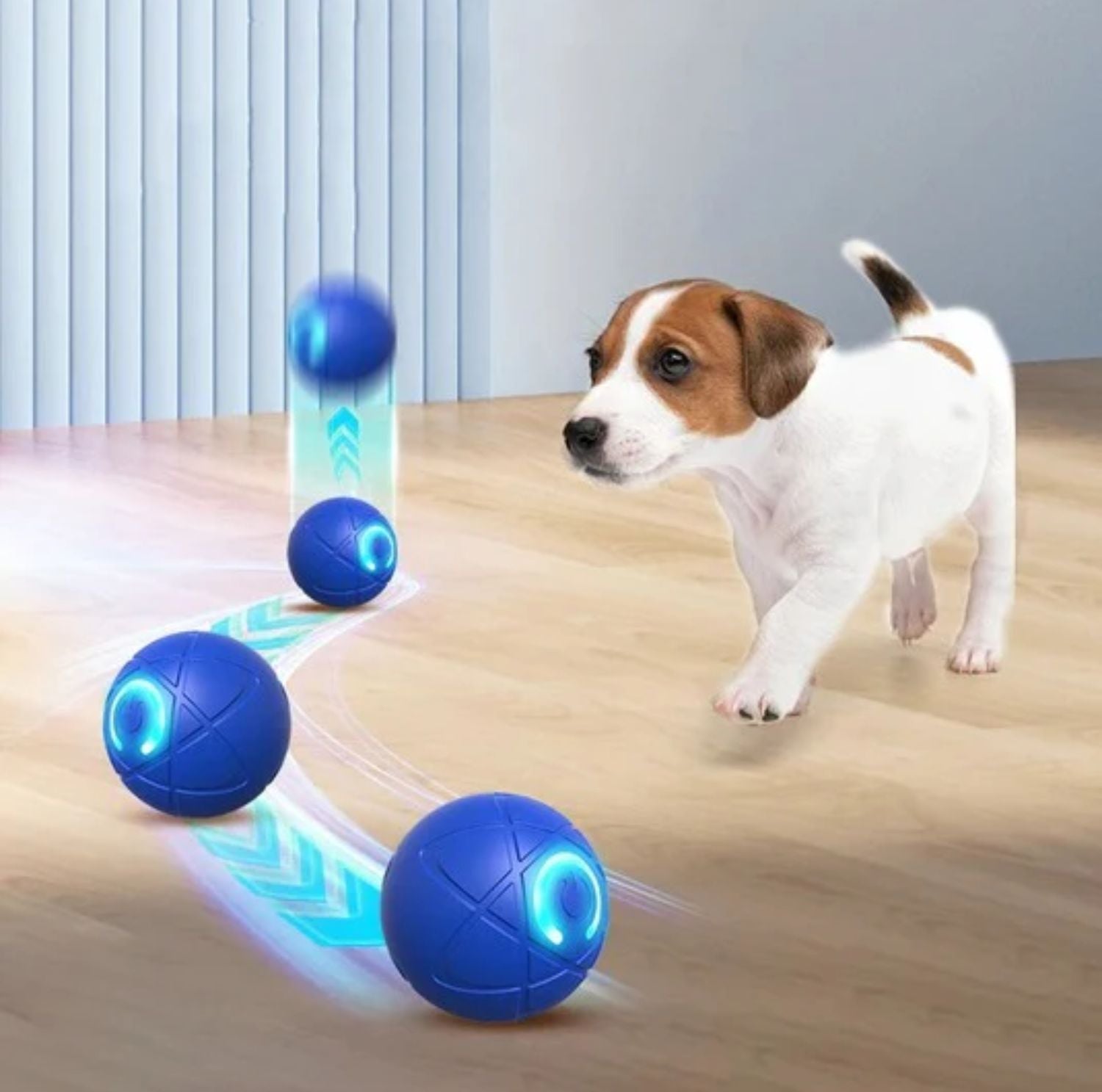 Serenosole™ ChaseGlow | Hüpft, rollt und leuchtet – endloser Spaß für dein Haustier | Interaktivster Haustierball 2025