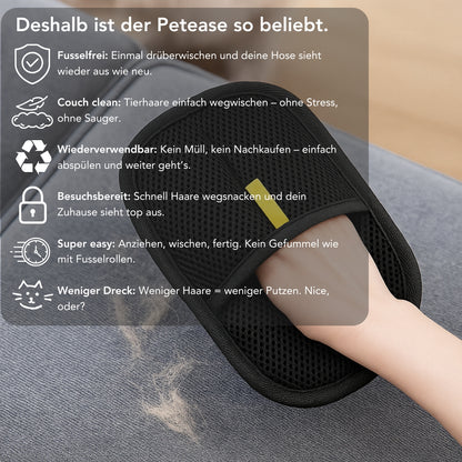 Serenosole™ Petease | Entfernt mühelos Tierhaare, Staub und Fussel in Sekunden (1+1 GRATIS)