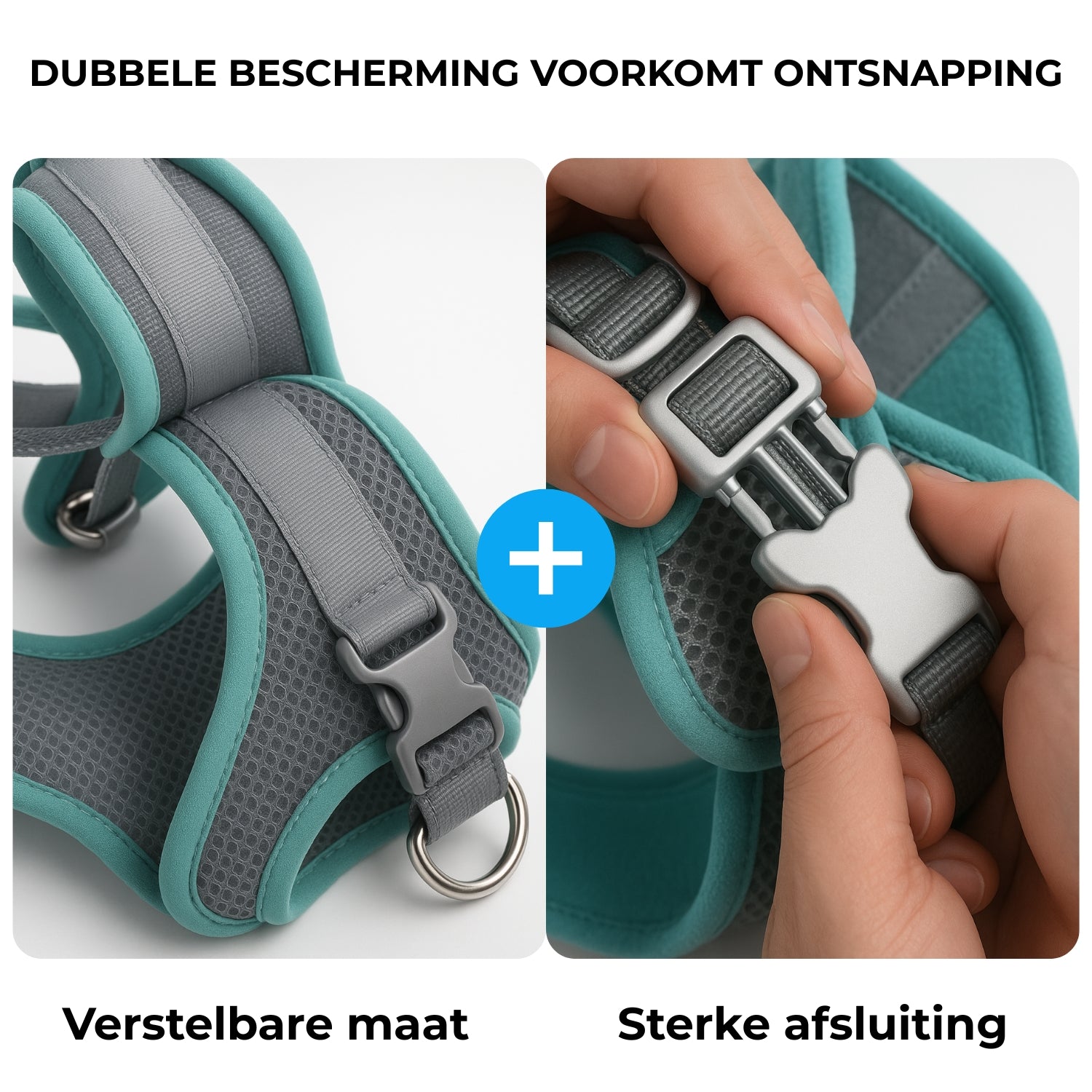 Serenosole™ CatVenture | Comfortabel anti-ontsnappingstuigje voor katten | Aanbevolen door dierenartsen (1+1 GRATIS)