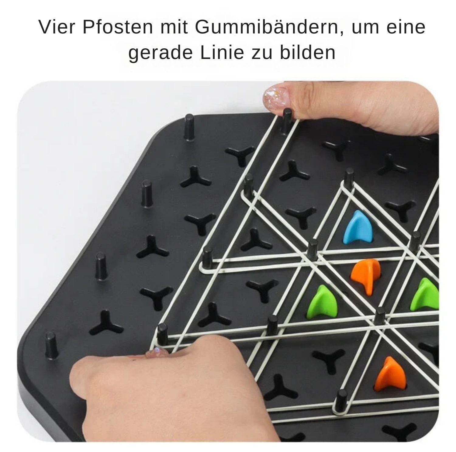 Serenosole™ StrategiQuest Triangelspiel | Portabel und Spaß für alle Altersgruppen | Strategischer Spaß, Überall 2024