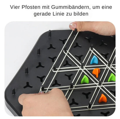 Serenosole™ StrategiQuest Triangelspiel | Portabel und Spaß für alle Altersgruppen | Strategischer Spaß, Überall 2024
