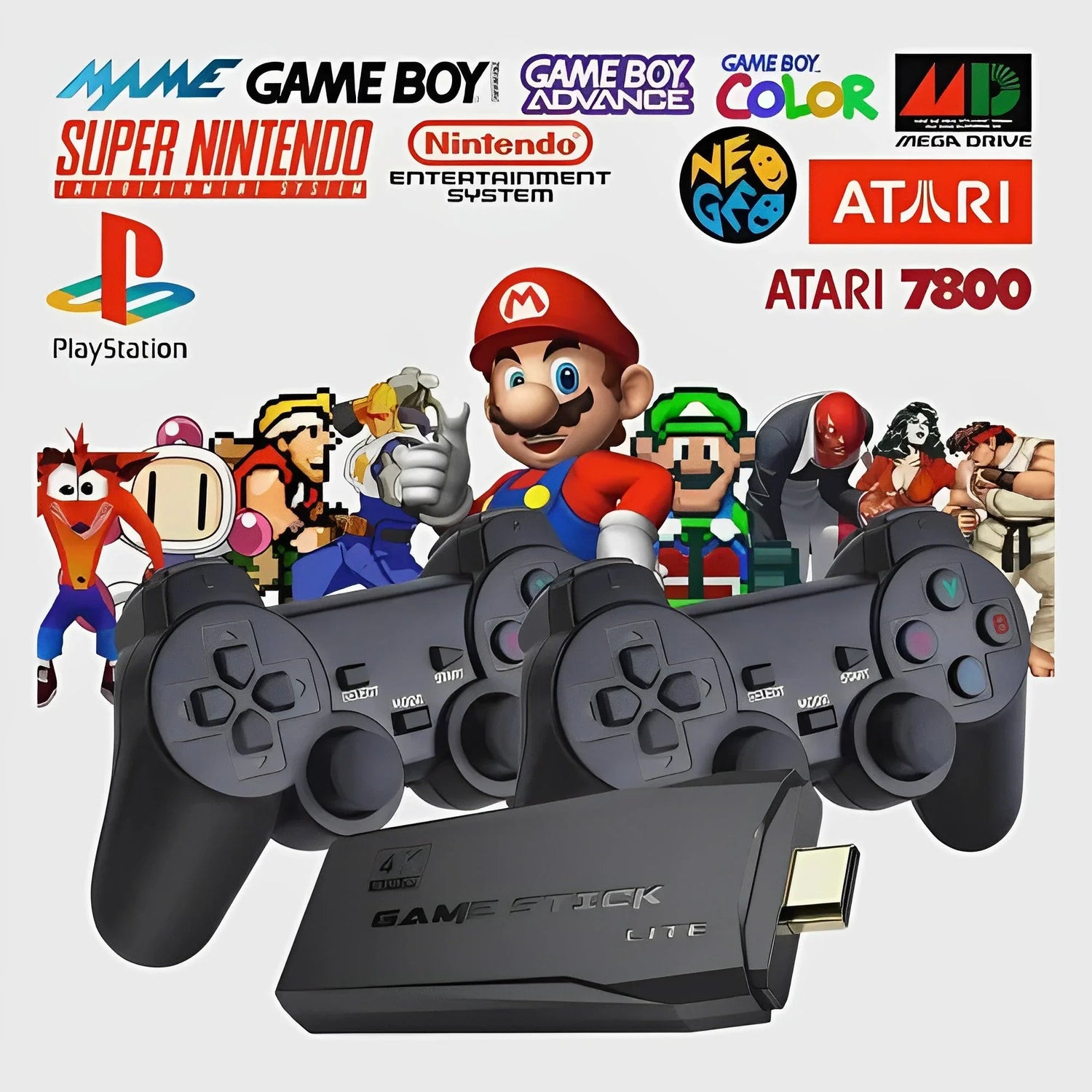 Serenosole™ UltraPlay 4K Spielstick | Retro-Spiele in beeindruckender 4K-Auflösung | Ultimatives Retro-Gaming in 4K