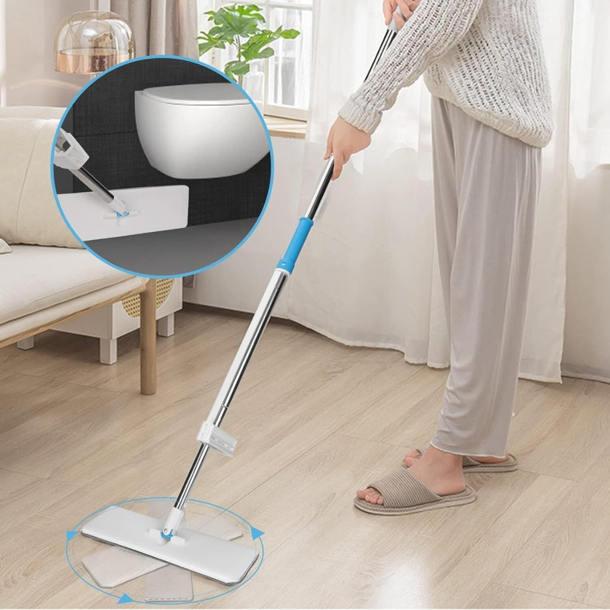Serenosole™ DirtBuster | Bester Wischmopp 2023 (+3 GRATIS PREMIUM MIKROFASER PADS)