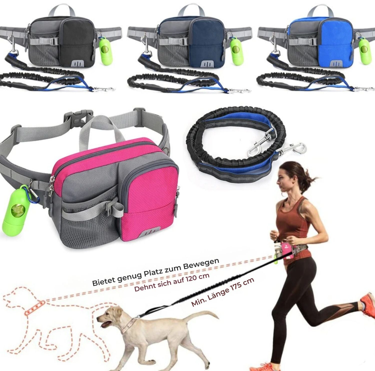 Serenosole™ LeashMate Hunde-Leine | Einfach, bequem und absolut stressfrei | Top Hunde-Leinen-Innovation 2024