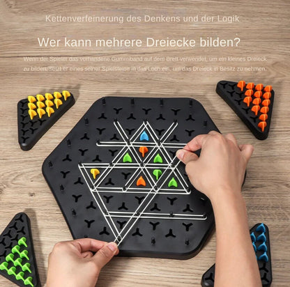 Serenosole™ StrategiQuest Triangelspiel | Portabel und Spaß für alle Altersgruppen | Strategischer Spaß, Überall 2024