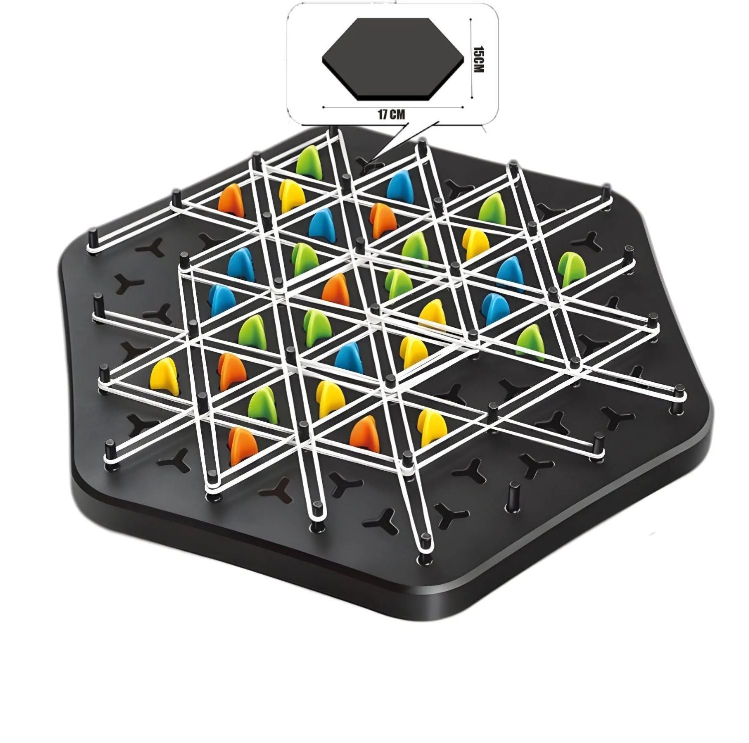 Serenosole™ StrategiQuest Triangelspiel | Portabel und Spaß für alle Altersgruppen | Strategischer Spaß, Überall 2024