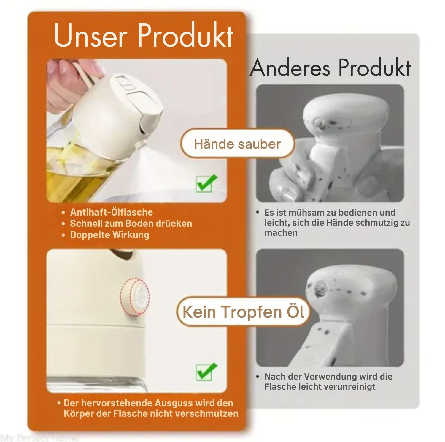 Serenosole™ OlioMist Ölspender | Öl wird perfekt mit nur einem Druck dosiert | Der Effizienteste Ölspender 2024