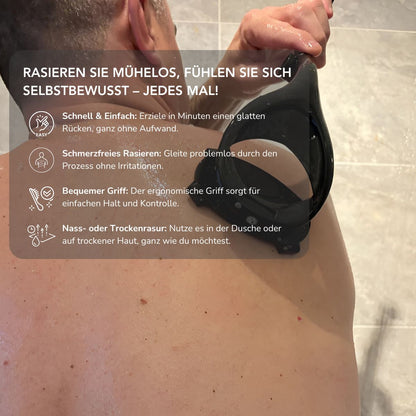 Serenosole™ GlideBack | Rasier dir deinen Rücken glatt, ganz ohne Aufwand | Bester Rückenrasierer 2025