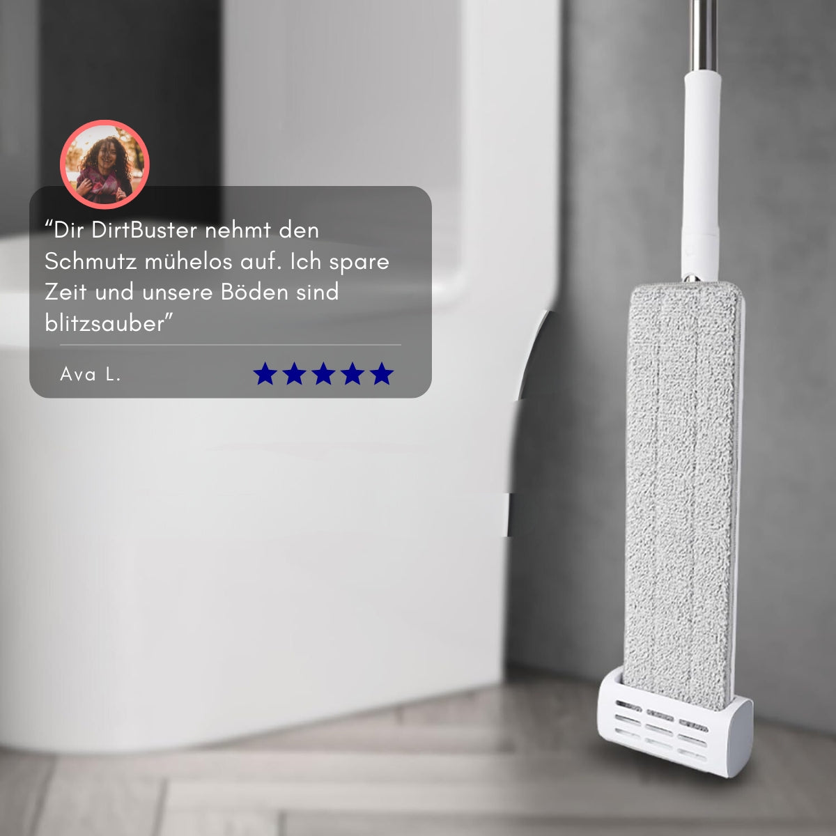 Serenosole™ DirtBuster | Bester Wischmopp 2023 (+3 GRATIS PREMIUM MIKROFASER PADS)