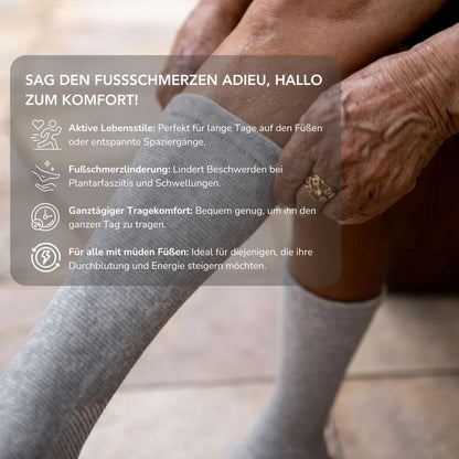 Serenosole™ FootEase | Bequeme Fußentlastung den ganzen Tag lang | Beste Fußmanschetten 2025