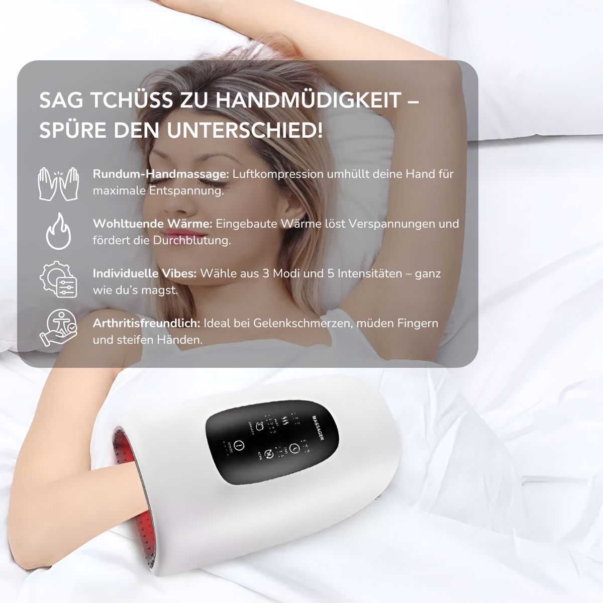 Serenosole™ HandEase | Für Arthritis &amp; steife Hände | Lindert Schmerzen &amp; fördert die Durchblutung