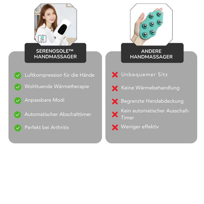 Serenosole™ HandEase | Für Arthritis &amp; steife Hände | Lindert Schmerzen &amp; fördert die Durchblutung