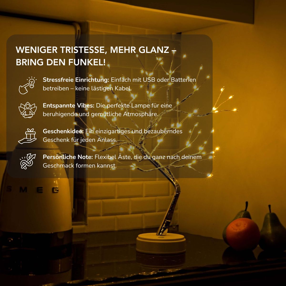 Serenosole™ TwilightTree | Bringt Magie und Wärme in jeden Raum | Magischste Baumlampe 2025