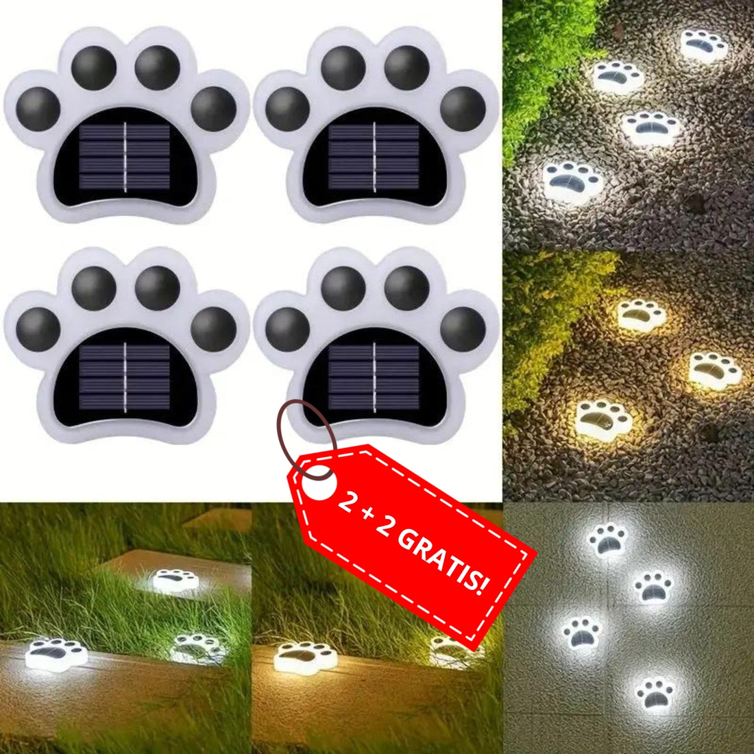 Serenosole™ Drahtlose Solar Paws - Schaffe die perfekte Atmosphäre in deinem Garten!