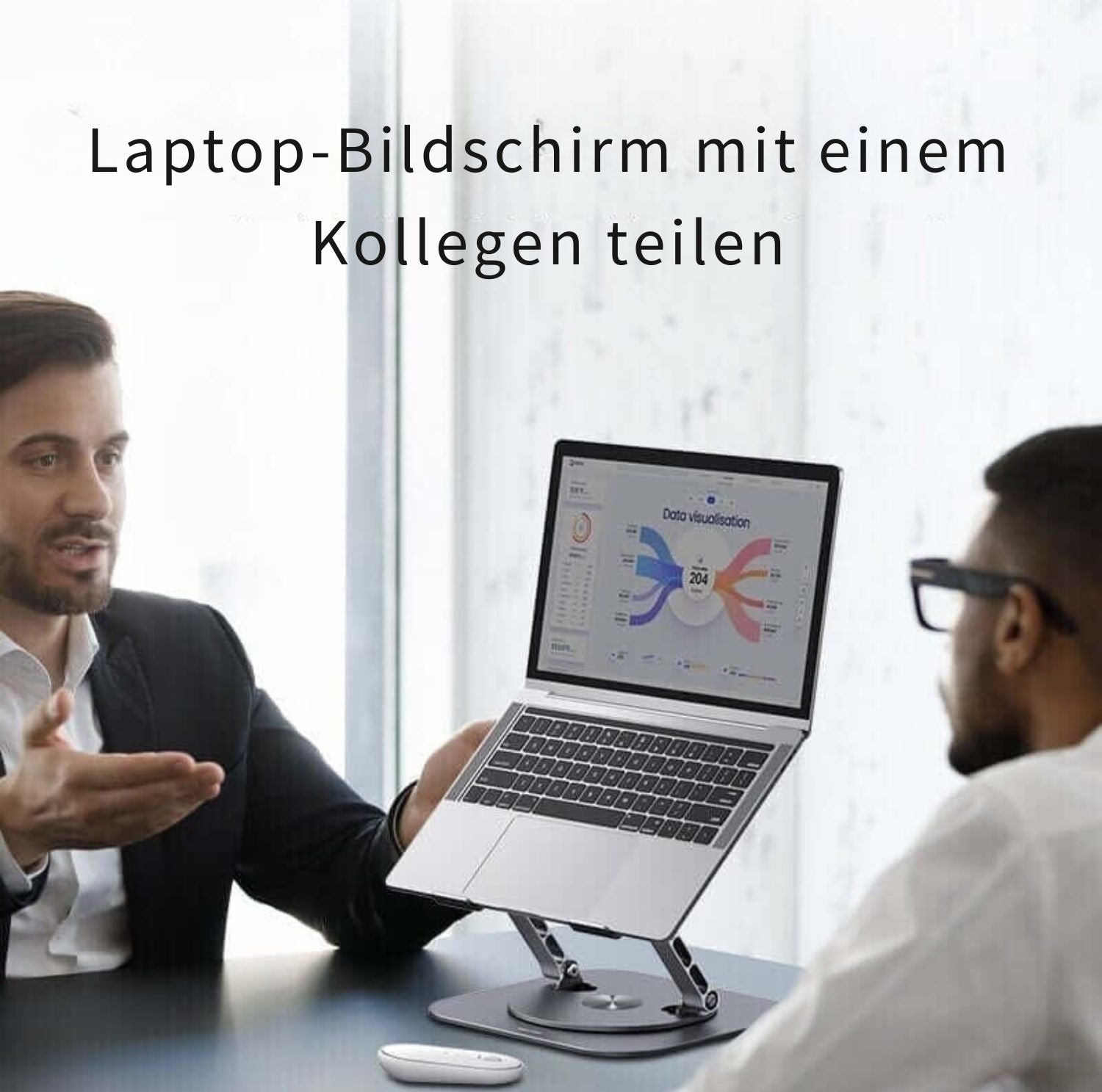 Serenosole™ DeskLift Laptop-Ständer 360 Grad | Der bequemste und vielseitigste Laptop-Setup