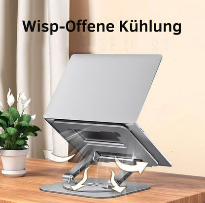 Serenosole™ DeskLift Laptop-Ständer 360 Grad | Der bequemste und vielseitigste Laptop-Setup