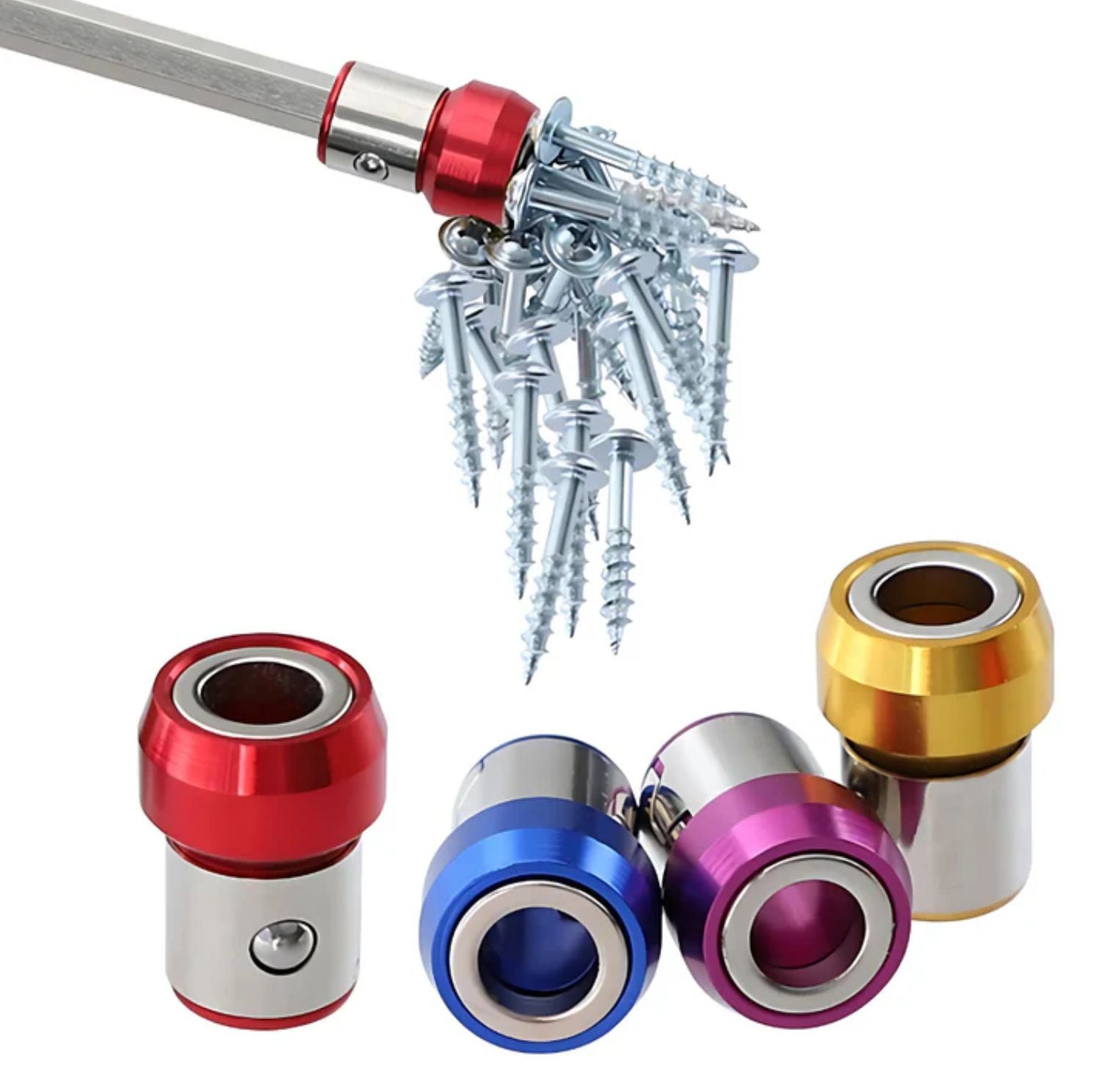 Serenosole™ GripMaster Magnetischer Schraubenring | Nie wieder eine Schraube verlieren | Die smarteste Art, Schrauben zu behalten 2024 (2+2 GRATIS)