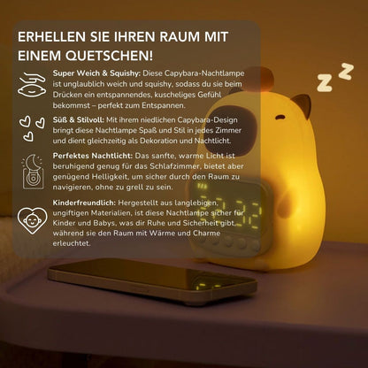 Serenosole™ DreamBeam Weiches Silikon LED-Nachtlicht | Bringt Licht und Lächeln mit nur einem Tap