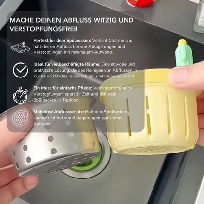 Serenosole™ CactiGuard Kaktus-Spülbeckenfilter | Halte dein Spülbecken sauber und frei von Verstopfungen