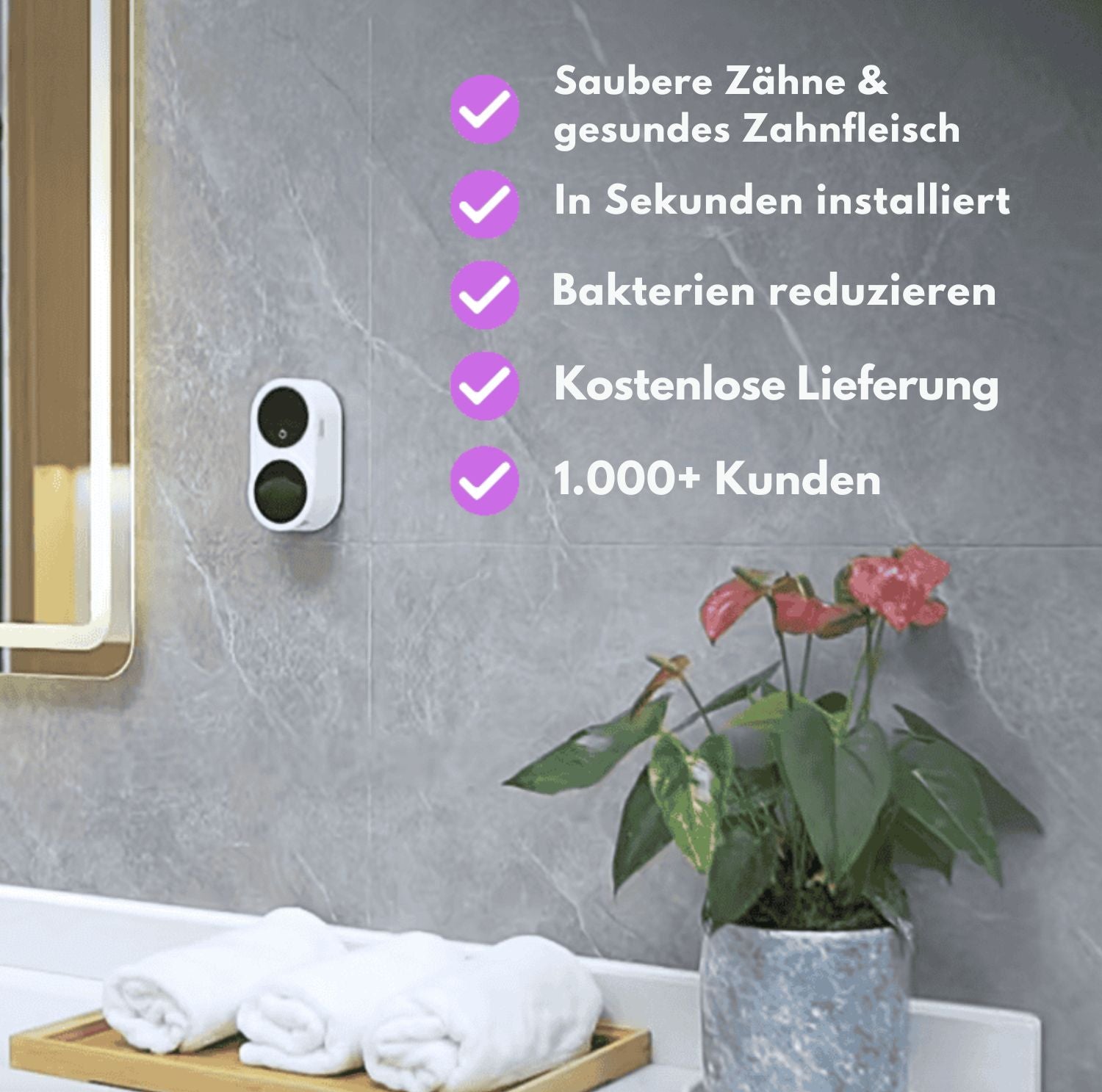 Serenosole™ BrightBrush | Hält deine Zahnbürste frisch und sauber | Hygienischstes Zahnbürstenetui 2025