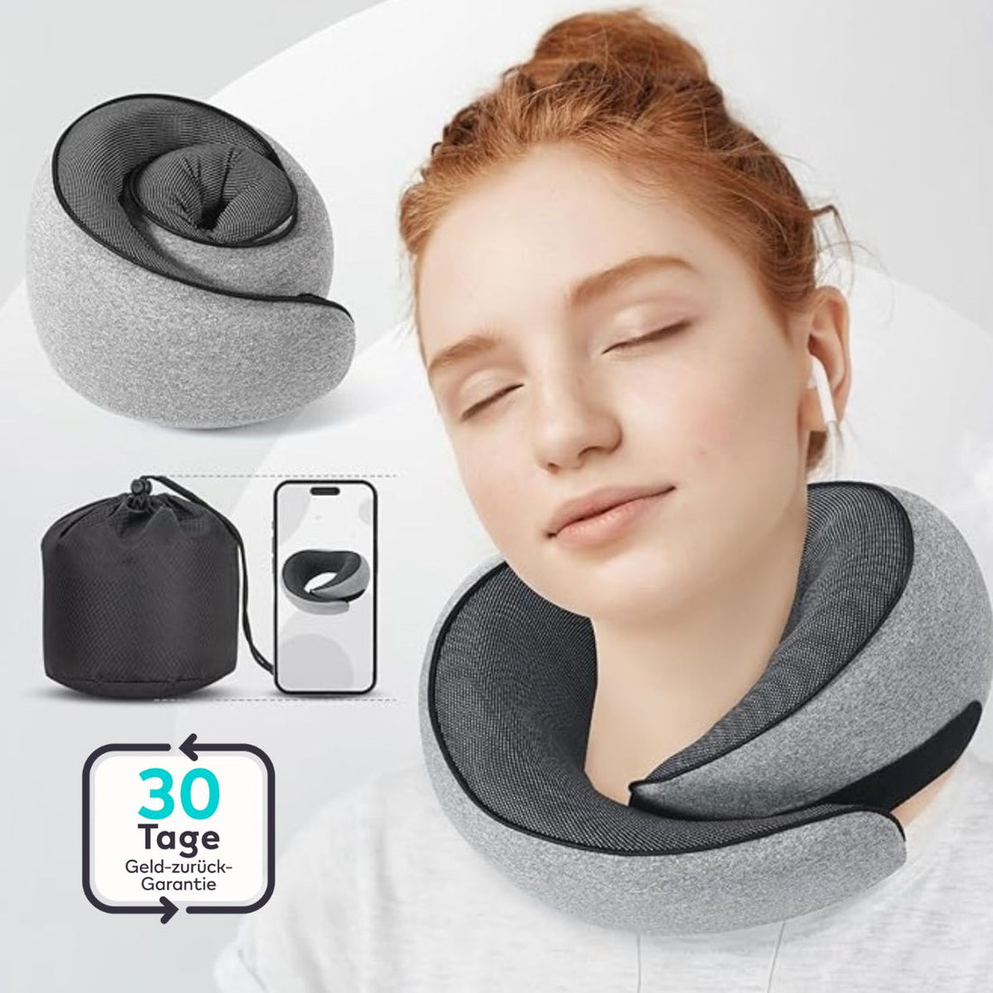 Serenosole™ CloudRest | Super bequeme, den Nacken stützende Unterstützung, damit du überall ein Nickerchen machen kannst | Bequemstes Reisekissen 2025