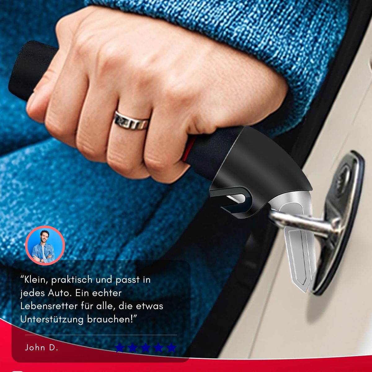 Serenosole™ EasyExit Autotürhebel | Bequemer und sicherer Ausstieg | Bestes Autowerkzeug 2024 (1+1 GRATIS)