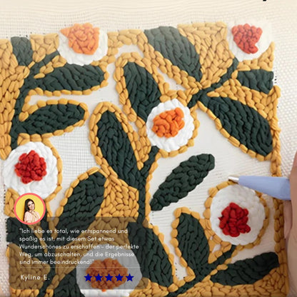 Serenosole™ ArtfulStitch | Dein kreativer Weg aus Stress &amp; Erschöpfung – Finde Ruhe, Stich für Stich | + GRATIS Komplettset